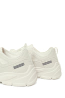 Kadın Beyaz Bağcıklı Kalın Tabanlı Sneaker | Derimod