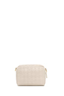 Women's Cream Long Strap Printed Mini Crossbody Bag | Derimod
