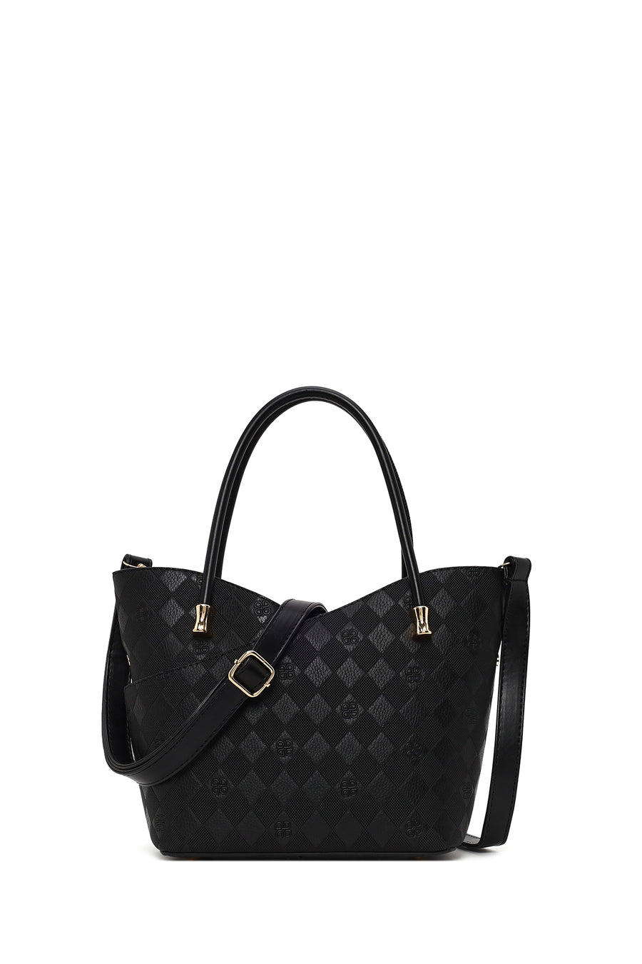 Woman Black Long-Strap Printed Shoulder Bag 26SBD202626 | Derimod