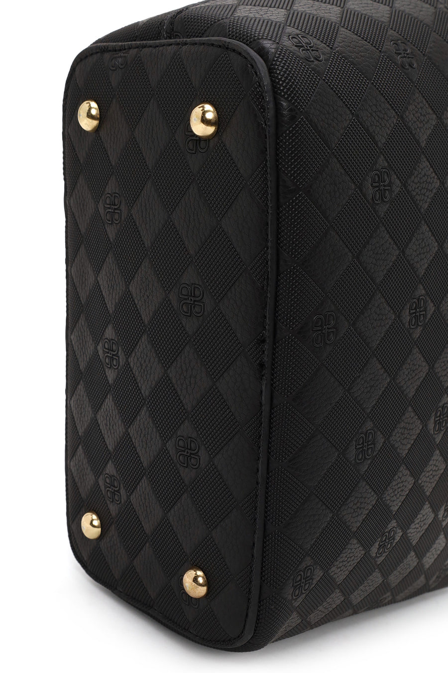 Woman Black Long-Strap Printed Shoulder Bag