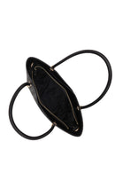 Woman Black Long-Strap Printed Shoulder Bag | Derimod