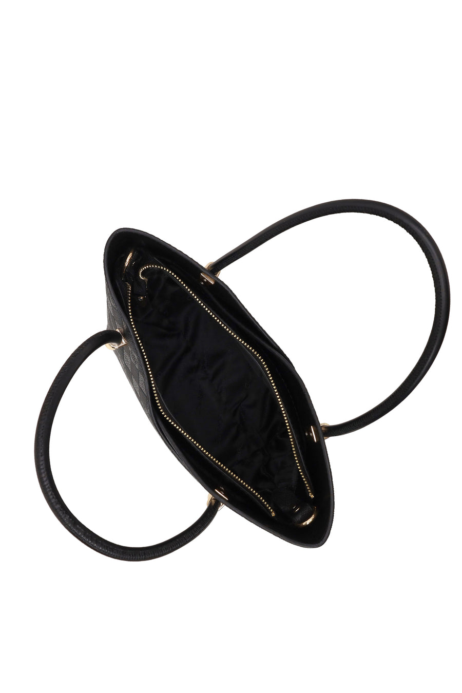 Woman Black Long-Strap Printed Shoulder Bag