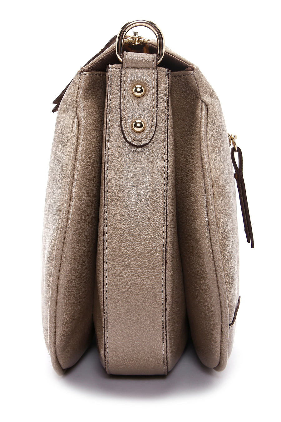 Kadın Bej Uzun Askılı Nubuk Çapraz Çanta