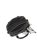Woman Black Long-Strap Accessorized Shoulder Bag | Derimod