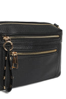 Woman Black Long-Strap Crossbody Bag | Derimod