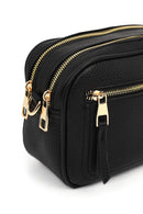 Women's Black Patterned Crossbody Bag | Derimod