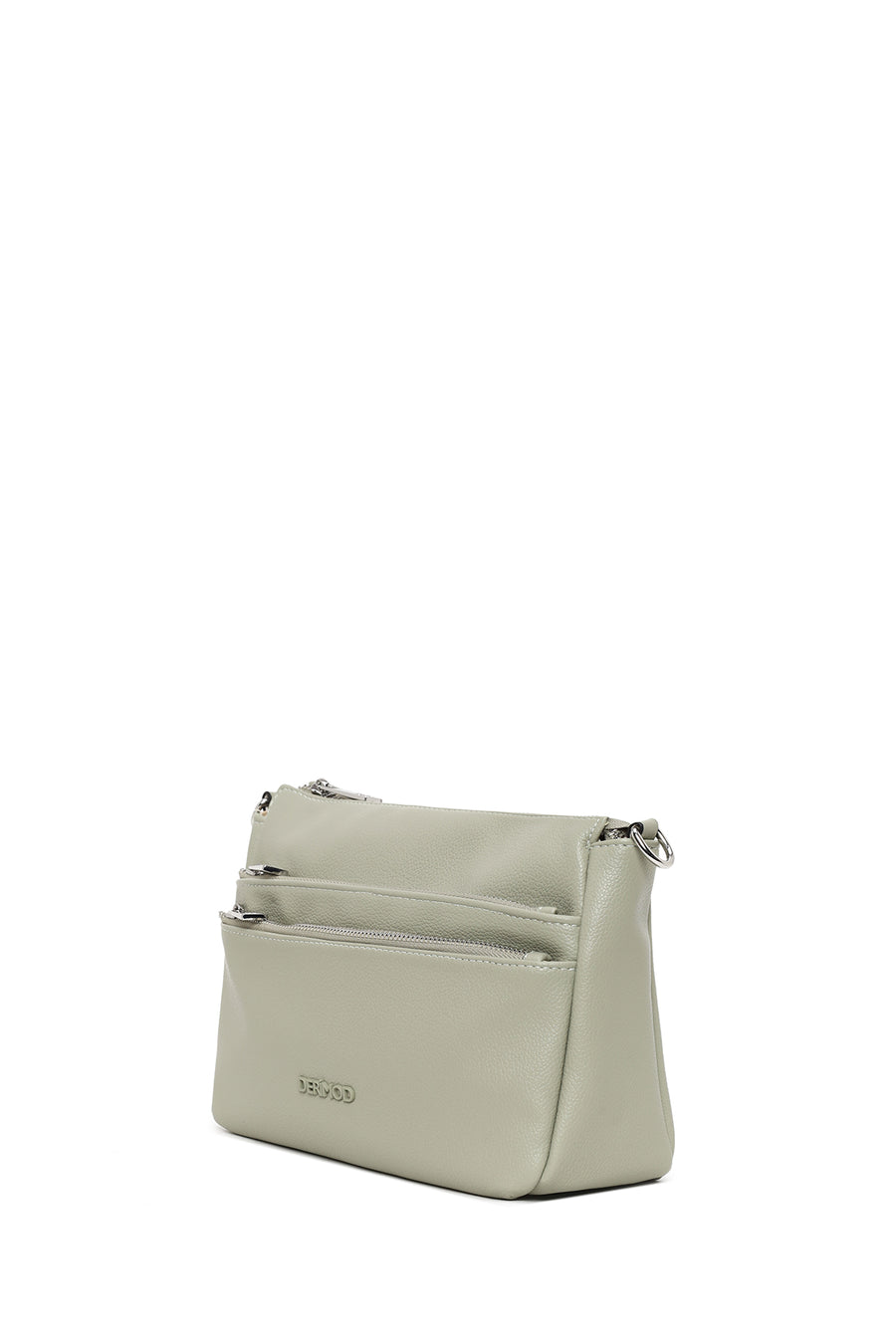 Woman Green Long Strap Crossbody Bag