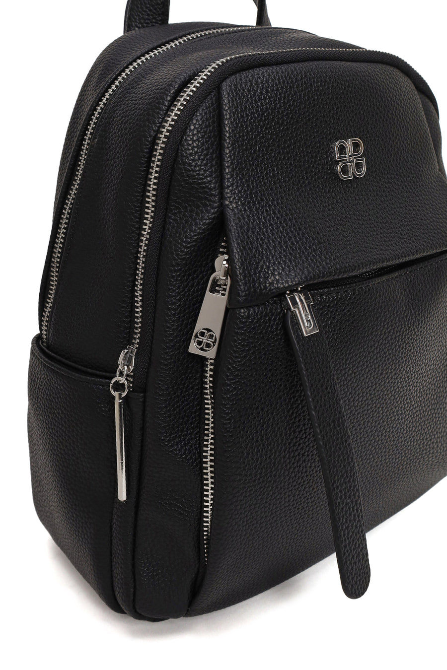 Woman Black Backpack
