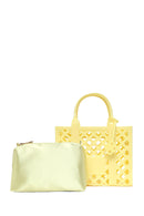 Women's Yellow Long Strap Jelly Handbag | Derimod