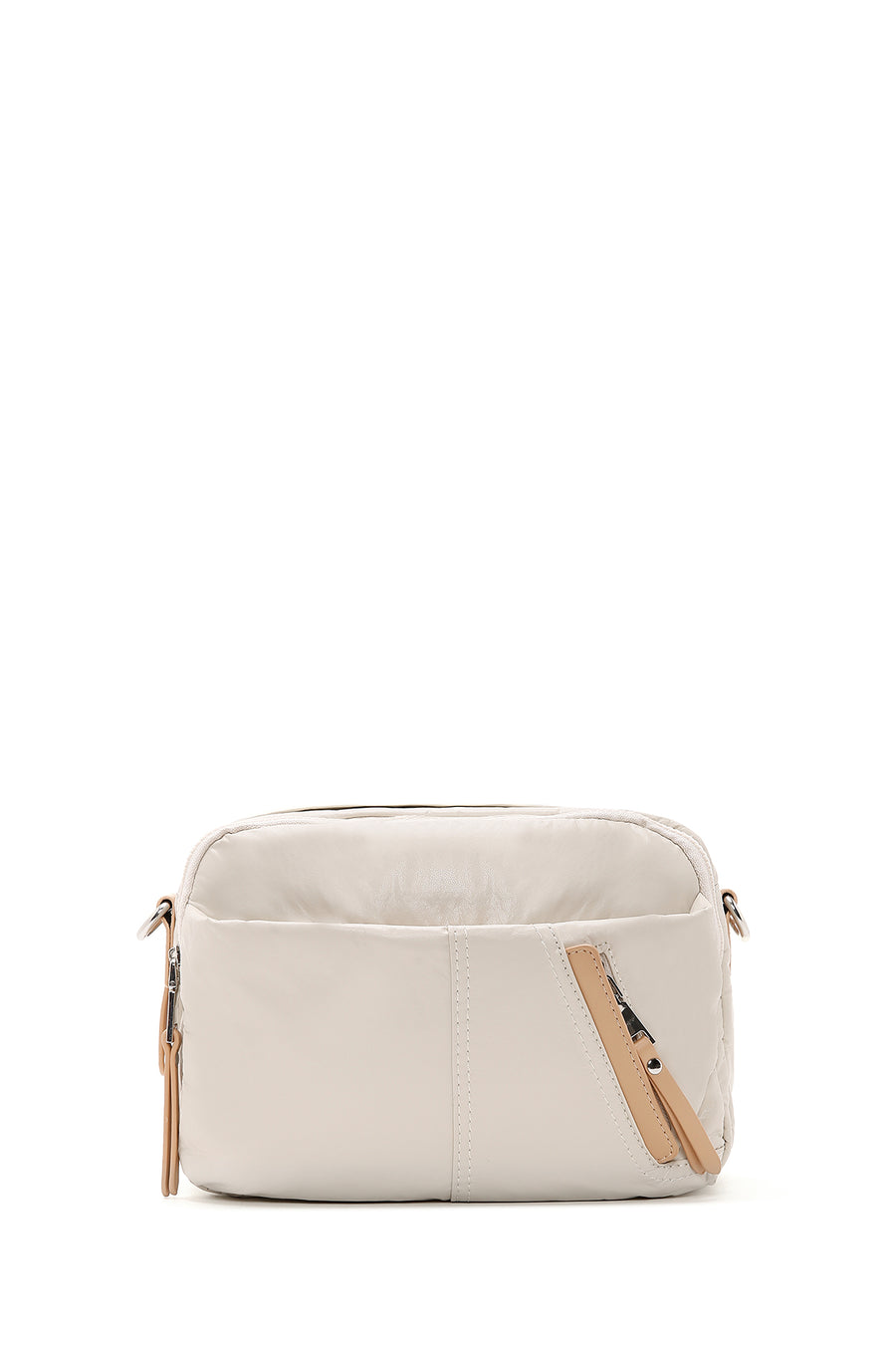 Woman Cream Crossbody Bag