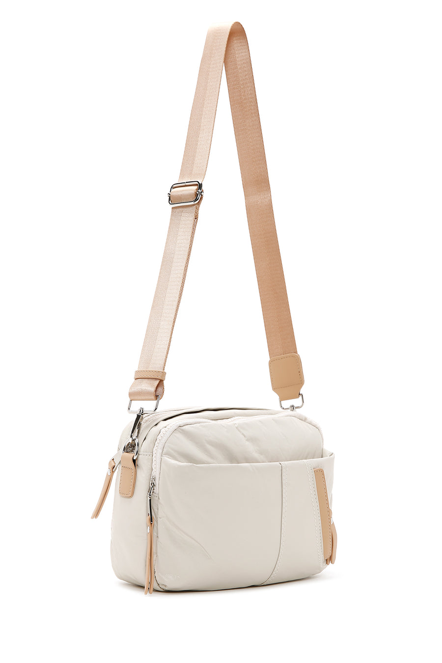 Woman Cream Crossbody Bag