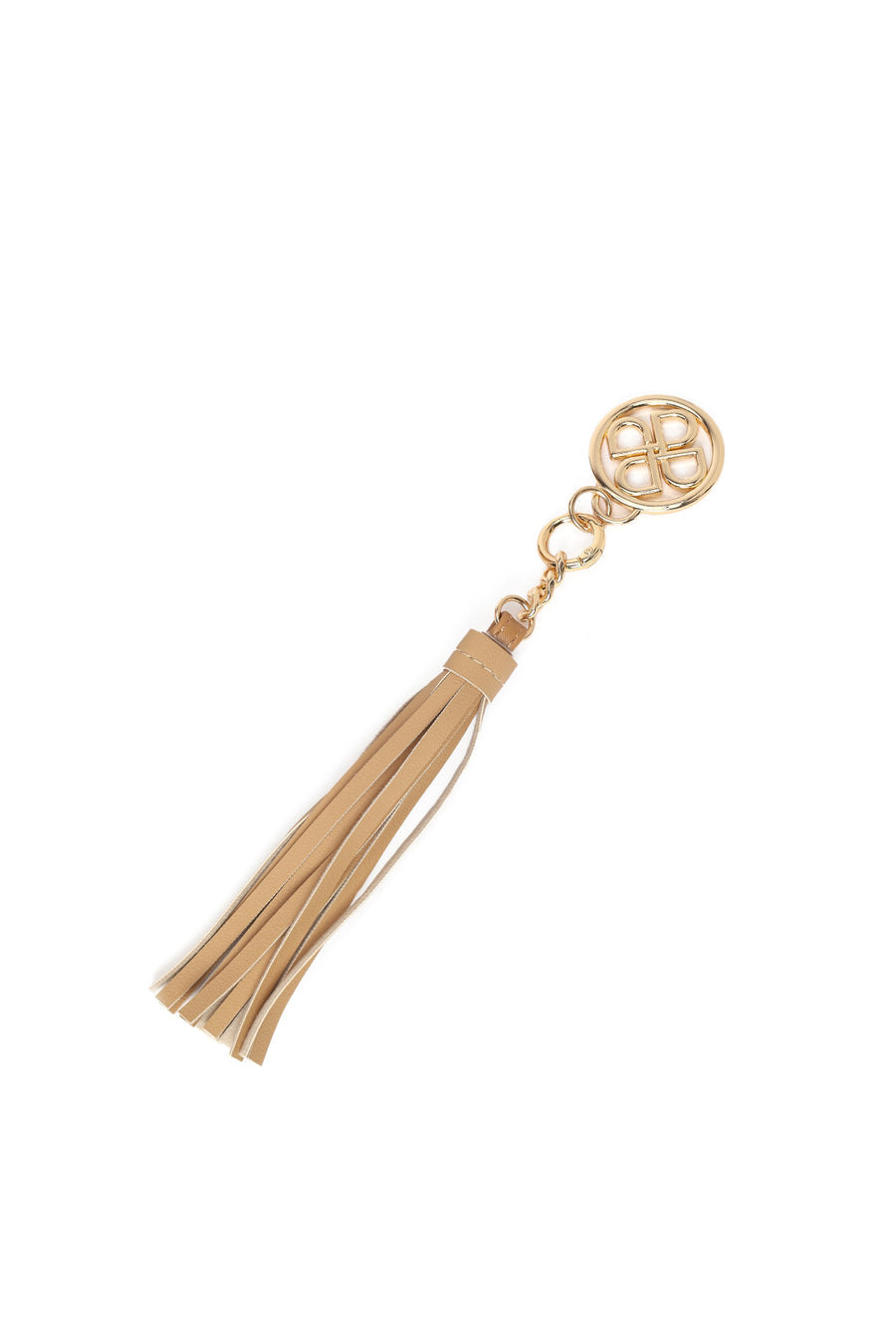 Women's Beige Charm Crossbody Bag