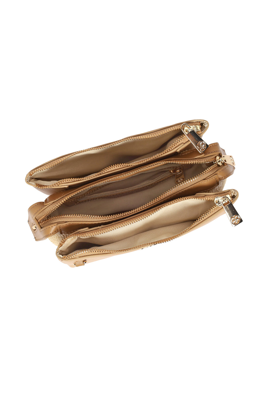 Women's Beige Charm Crossbody Bag