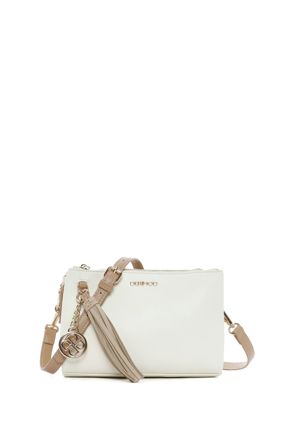 Woman Cream Charmed Crossbody Bag 26SBD242514 | Derimod