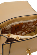 Woman Beige Long-Strap Mini Shoulder Bag | Derimod