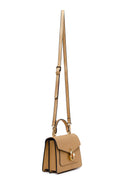 Woman Beige Long-Strap Mini Shoulder Bag | Derimod