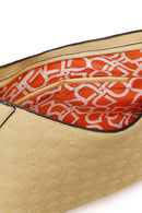 Woman Yellow Long-Strap Printed Shoulder Bag | Derimod