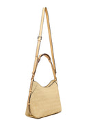Woman Yellow Long-Strap Printed Shoulder Bag | Derimod