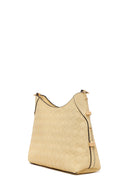 Woman Yellow Long-Strap Printed Shoulder Bag | Derimod