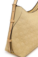 Woman Yellow Long-Strap Printed Shoulder Bag | Derimod