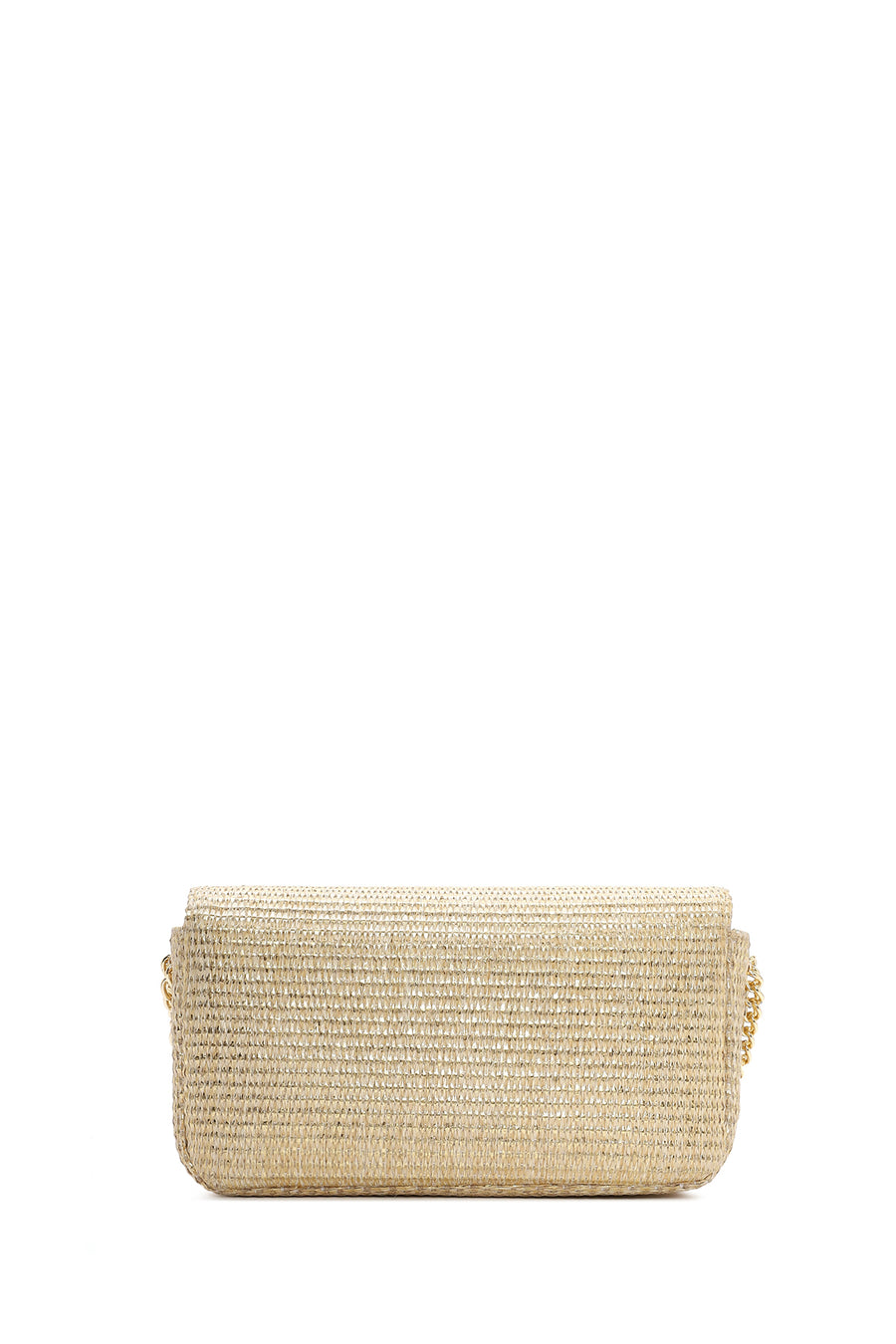 Woman Beige Long Strap Straw Crossbody Bag