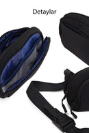 D-Pack Erkek Siyah Uzun Askılı Mini Kumaş El Çantası | Derimod