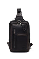 Male Black Mini Crossbody Bag | Derimod