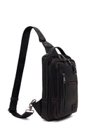 Male Black Mini Crossbody Bag | Derimod