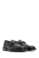 Erkek Siyah Tokalı Deri Klasik Loafer | Derimod
