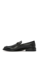 Erkek Siyah Tokalı Deri Klasik Loafer | Derimod