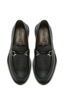 Erkek Siyah Tokalı Deri Klasik Loafer | Derimod