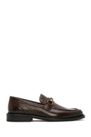 Erkek Kahverengi Tokalı Deri Klasik Loafer | Derimod