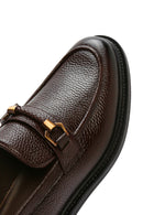 Erkek Kahverengi Tokalı Deri Klasik Loafer | Derimod