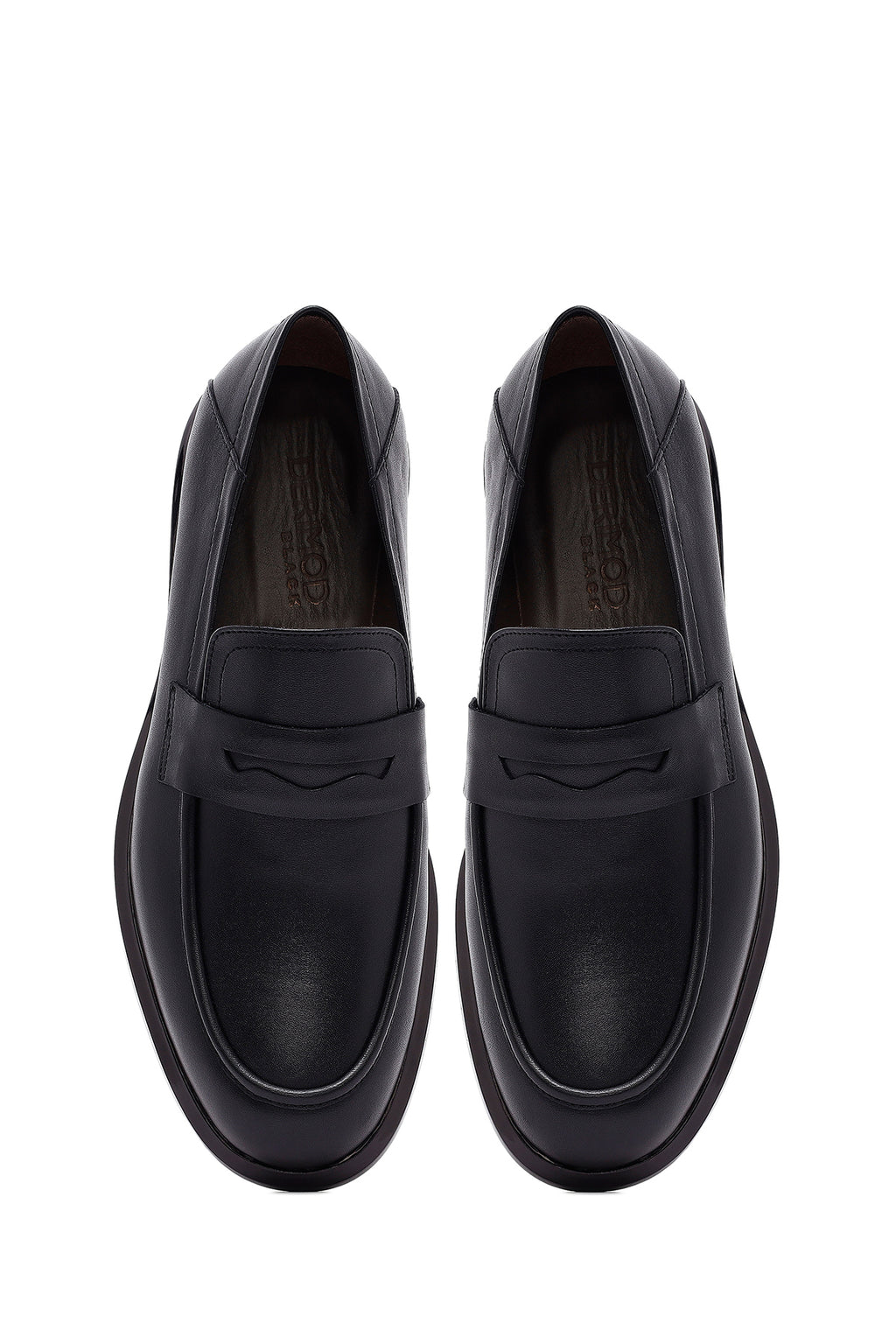 Erkek Siyah Deri Casual Loafer