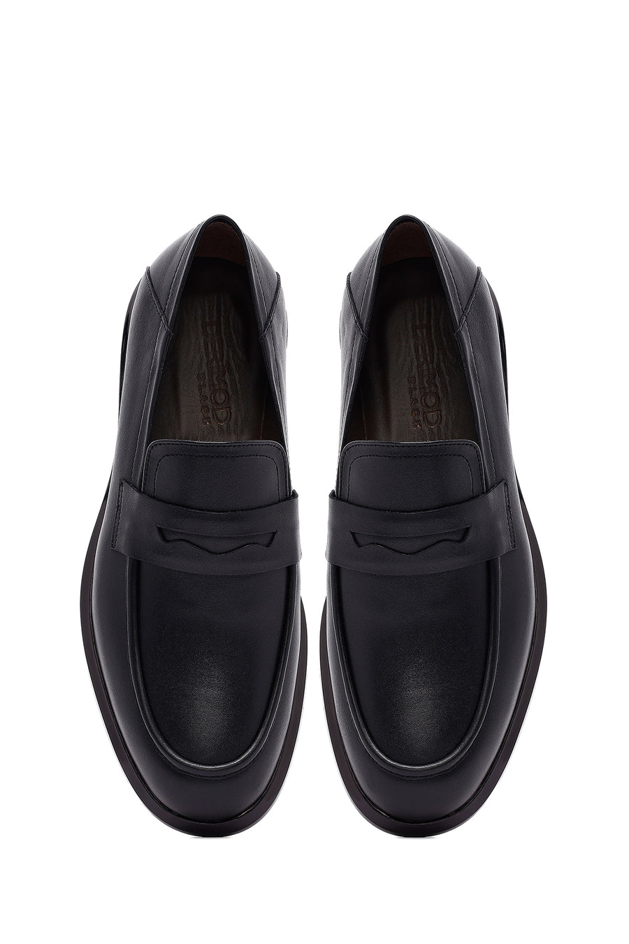Erkek Siyah Deri Casual Loafer