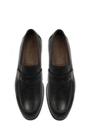 Erkek Siyah Deri Klasik Loafer | Derimod