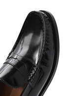 Erkek Siyah Deri Klasik Loafer | Derimod