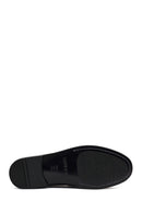 Erkek Lacivert Deri Klasik Loafer | Derimod