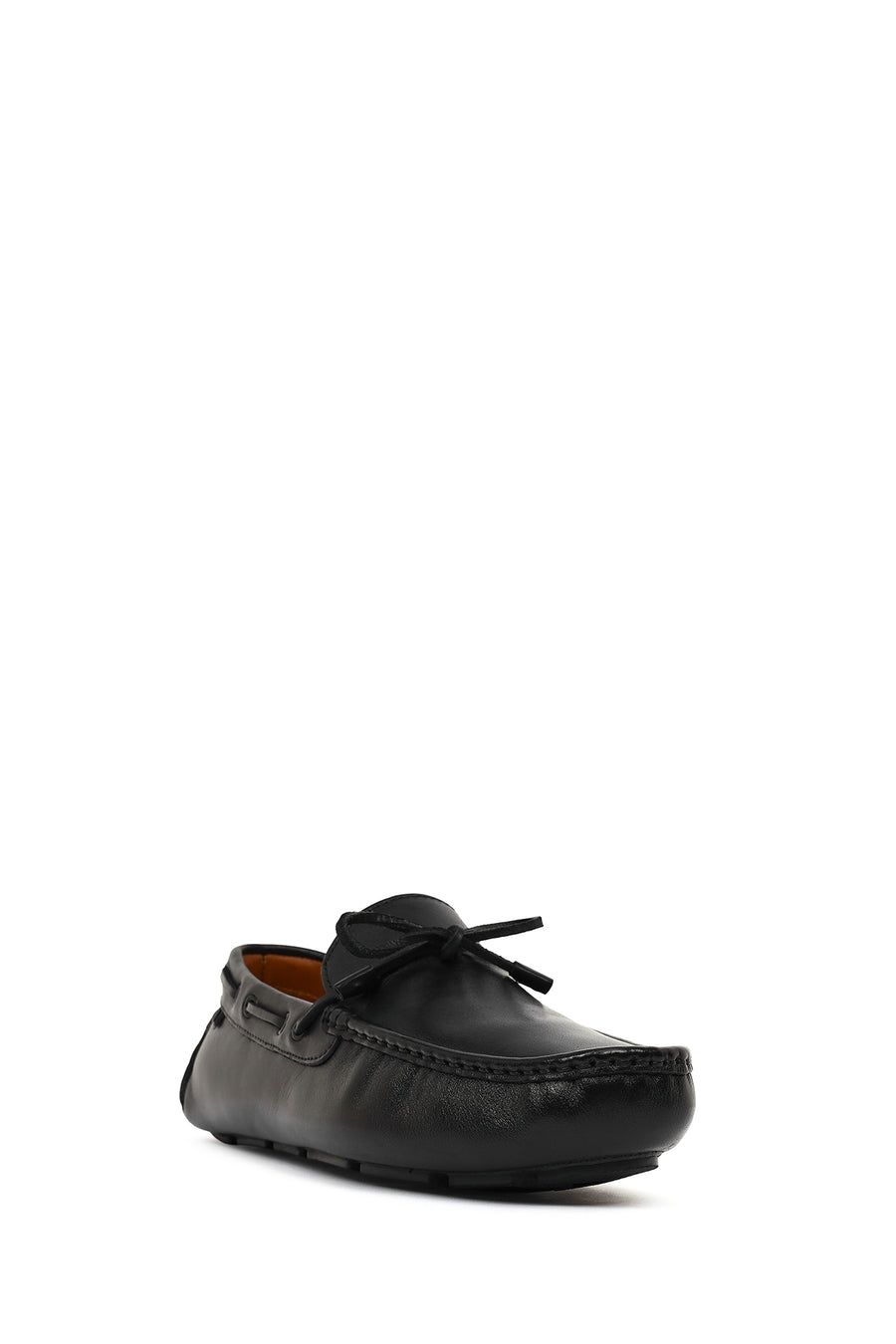 Erkek Siyah Deri Casual Loafer