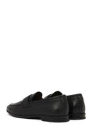 Erkek Siyah Deri Klasik Loafer | Derimod