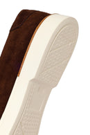 Men's Brown Suede Leather Loafer | Derimod
