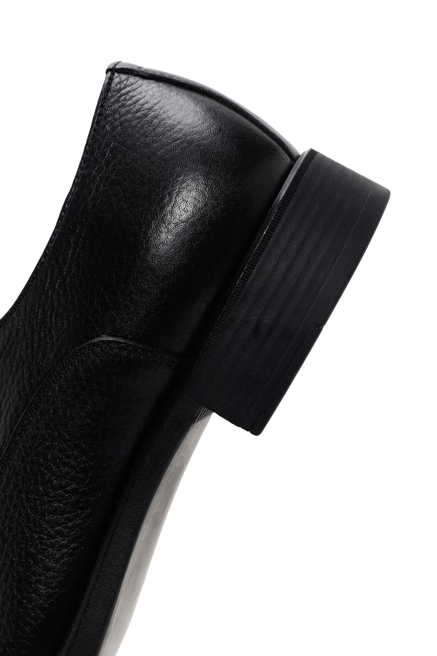 Men's Black Laced Leather Classic Shoes