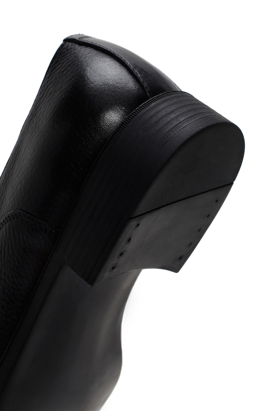 Men's Black Laced Leather Classic Shoes