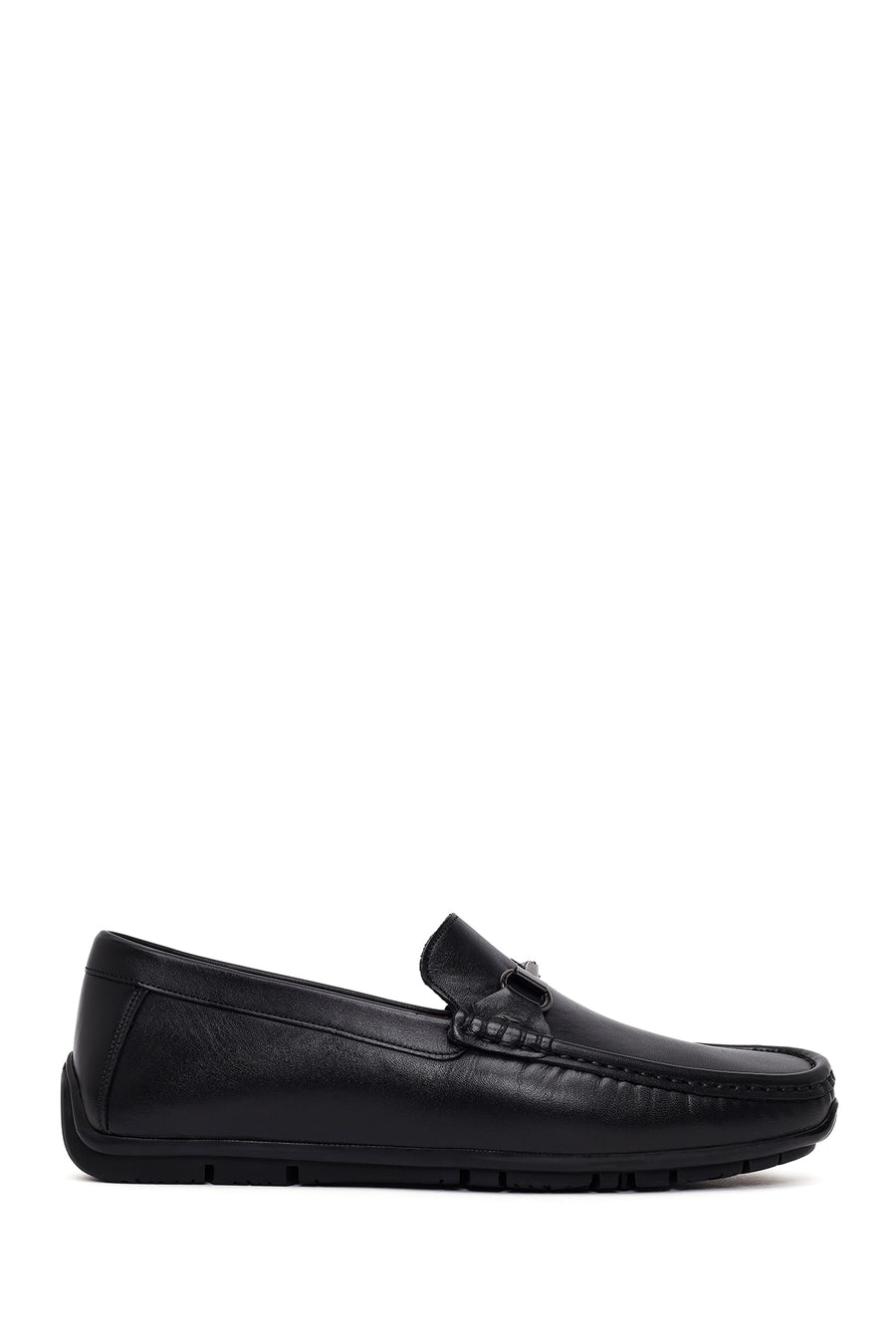 Erkek Siyah Tokalı Deri Loafer 26SFD621918 | Derimod