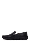 Erkek Siyah Tokalı Deri Loafer | Derimod