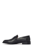 Erkek Siyah Deri Klasik Loafer | Derimod
