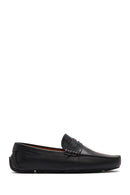 Erkek Siyah Casual Deri Loafer | Derimod