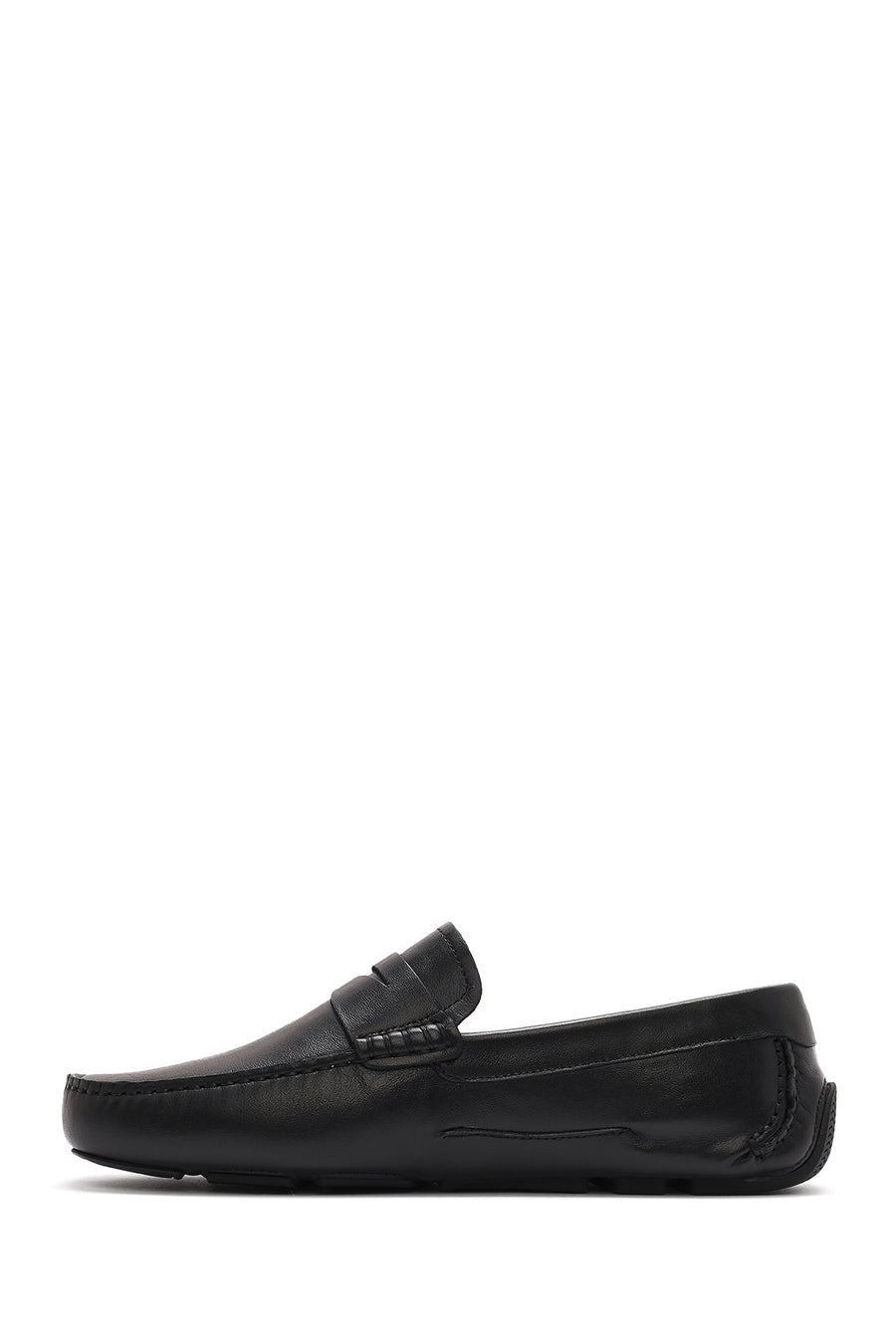 Erkek Siyah Casual Deri Loafer