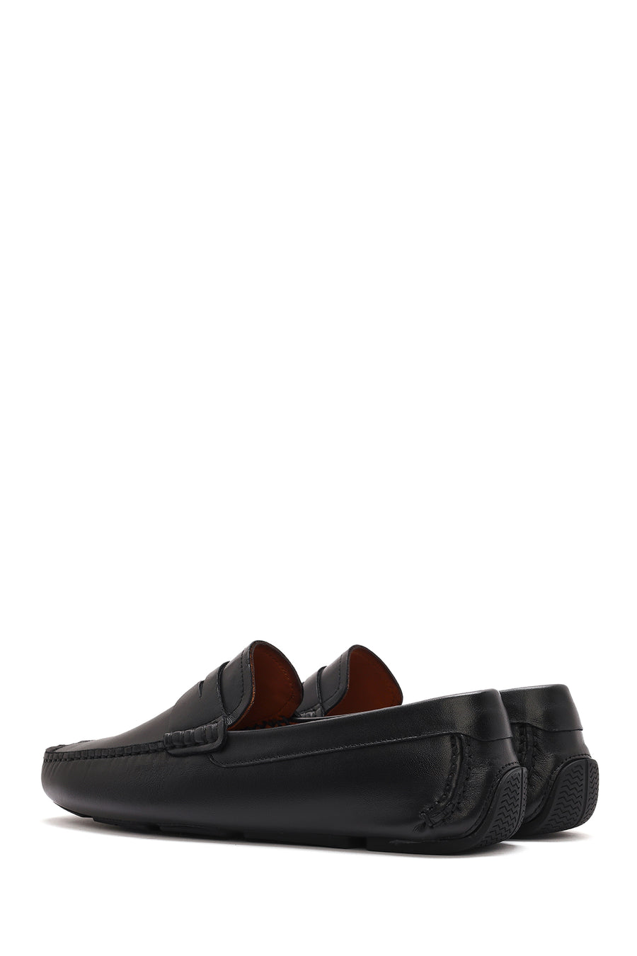 Erkek Siyah Casual Deri Loafer