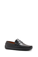 Erkek Siyah Casual Deri Loafer | Derimod